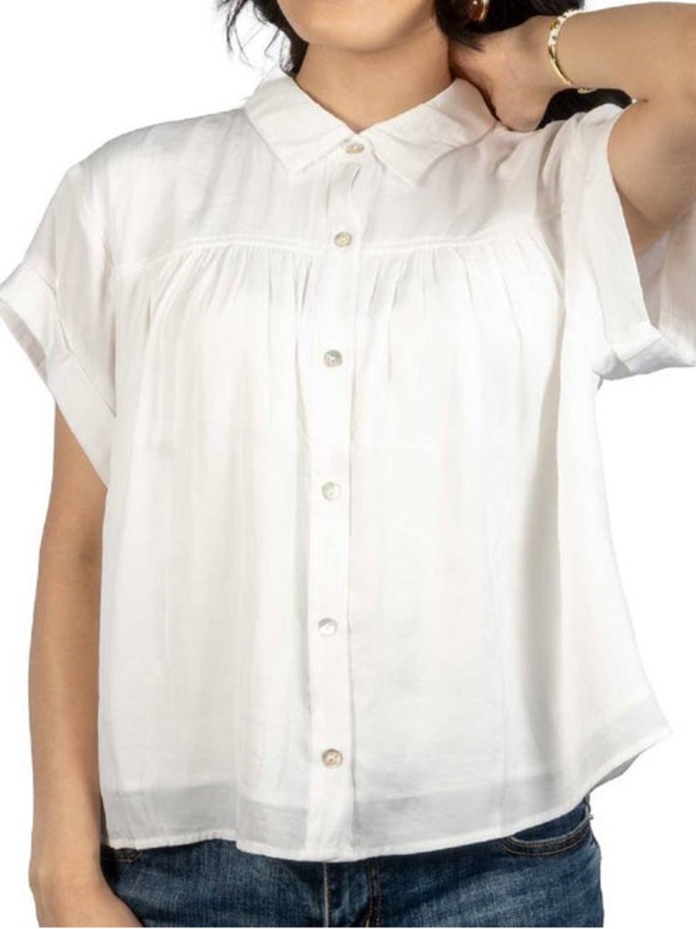 Dylan Chloe Button Shirt size small NWT